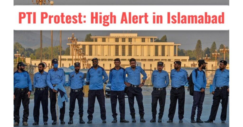 PTI Protest Today: Red Zone Sealed, Section 144 Imposed, and Major Roads Closed