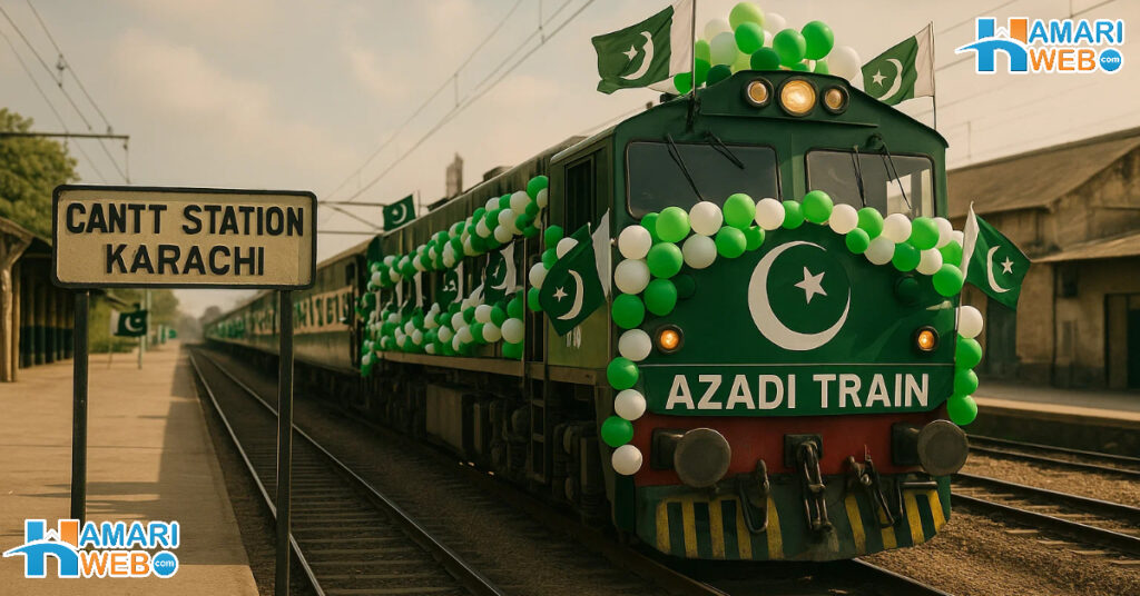 Special Azadi Train 2025 Schedule Announced for Karachi: 2-Day Independence Day Travel Plan Revealed