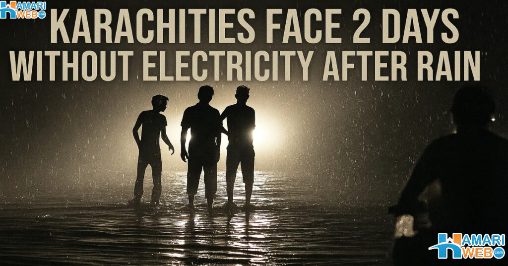 Heavy Rain in Karachi Triggers 2-Day Power Outage, Residents Reject K-Electric Claims