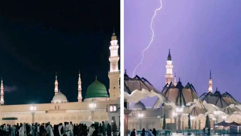 Madina Munawwarah Weather Turns Pleasant as Rabi ul Awwal 2025 Begins with Rain