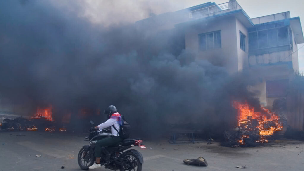 Ex-Nepal PM’s Wife Burnt Alive as Nepal Gen Z Protest Sets Government Buildings on Fire