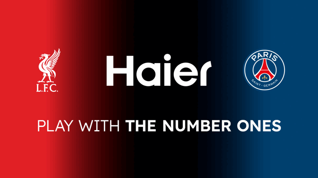 HAIER SIGNS NEW PARTNERSHIPS IN THE WORLD OF FOOTBALL WITH LIVERPOOL FOOTBALL CLUB AND PARIS SAINT-GERMAIN