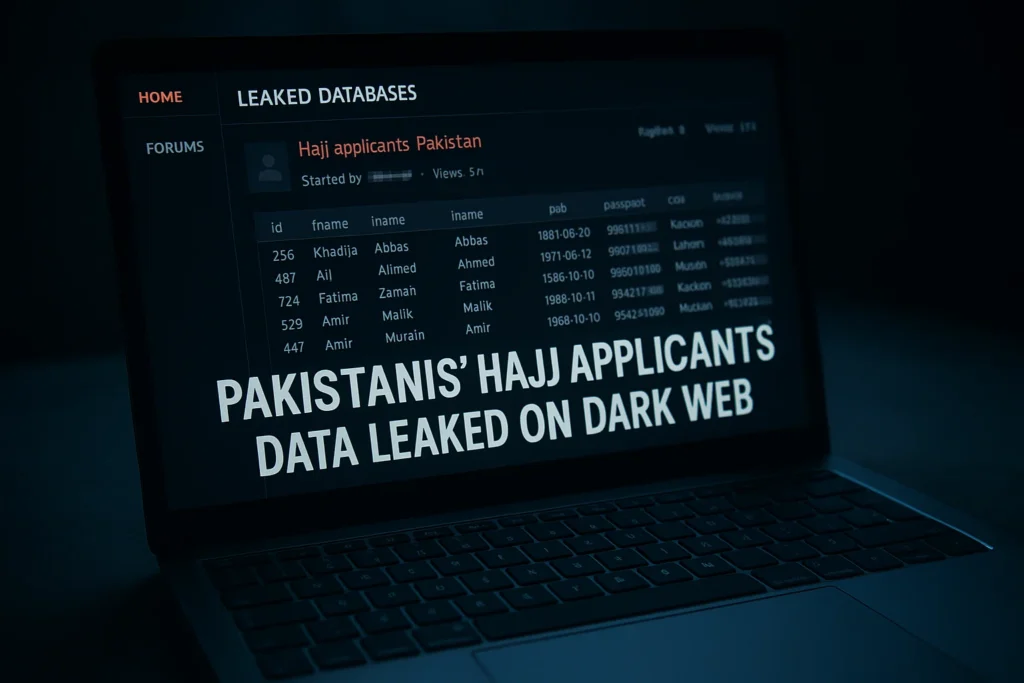 PTA Confirms Massive Hajj Data Leak – SIM and CNIC Details Selling on Dark Web!