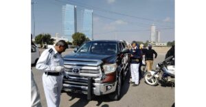 FX Number Plate on Vigo Caught by Safe City Cameras: Crackdown Begins for Fake Plates in Karachi