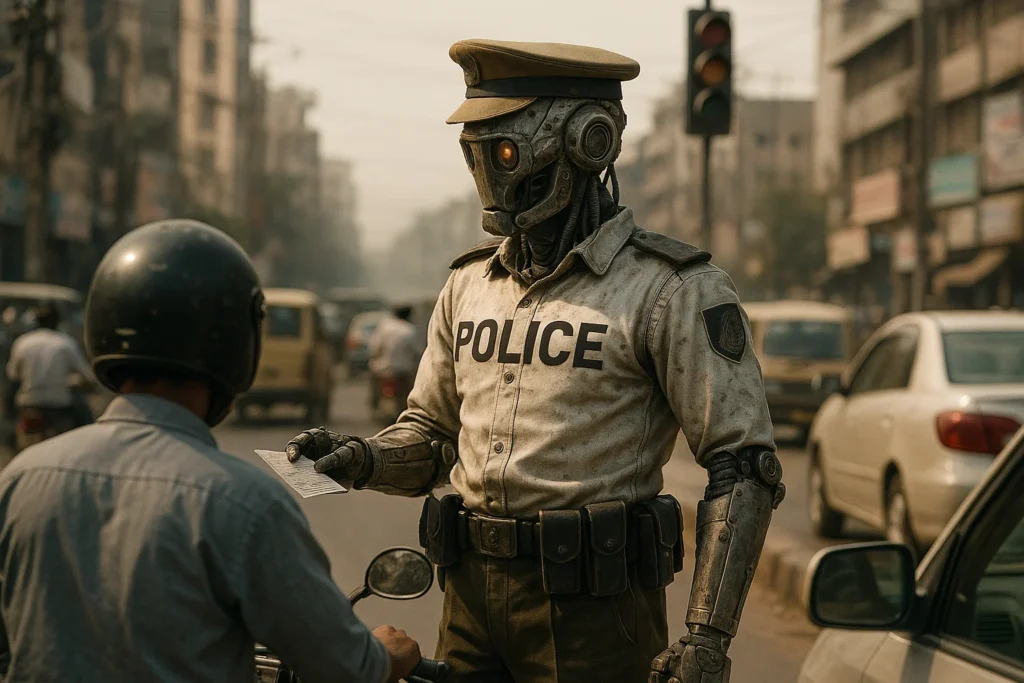 Karachi Roads to Get Robots to Issue E-Challans from Next Month