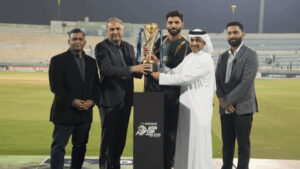 Mohsin Naqvi’s Reaction as He Hands Over Asia Cup Rising Stars Trophy to Pakistan Shaheens