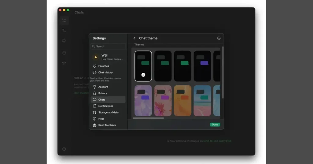WhatsApp Is Rolling Out Chat Themes On Mac With 38 Color Options For Customization
