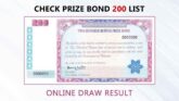 Prize Bond Rs. 200 Draw Number 104 To Announce Today: Check Results Here!