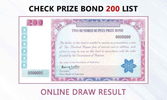 Prize Bond Rs. 200 Draw Number 104 To Announce Today: Check Results Here!