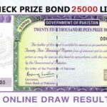 Premium Prize Bond Rs. 25000 Draw Results Announced