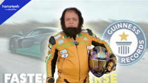 Pakistan’s Stunt Driver Sultan Golden Sets Fastest Reverse Drive Record