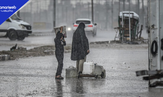 Freezing Rain in Gaza Soaks Camps While Ceasefire Violations Continue
