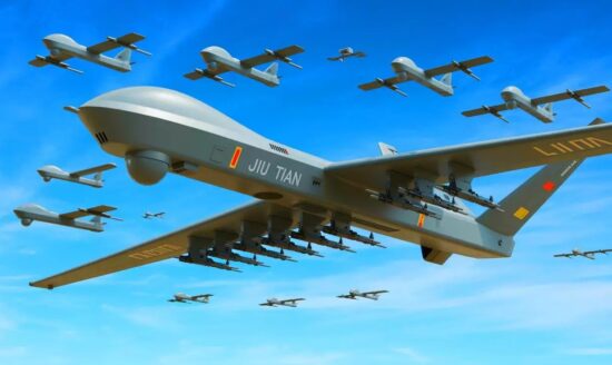 China’s Jiutian Drone Platform Stuns the World with 100 Suicide Drones