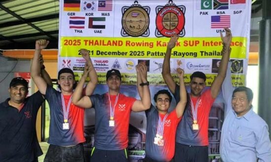 Pakistan Rowers Win 20 Medals at International Championship in Thailand