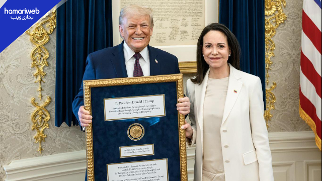 Venezuelan Opposition Leader Gifts Her Nobel Peace Prize to Donald Trump