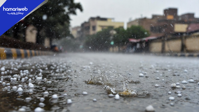 Rain in Karachi with Hail Turns Weather Pleasant Across the City