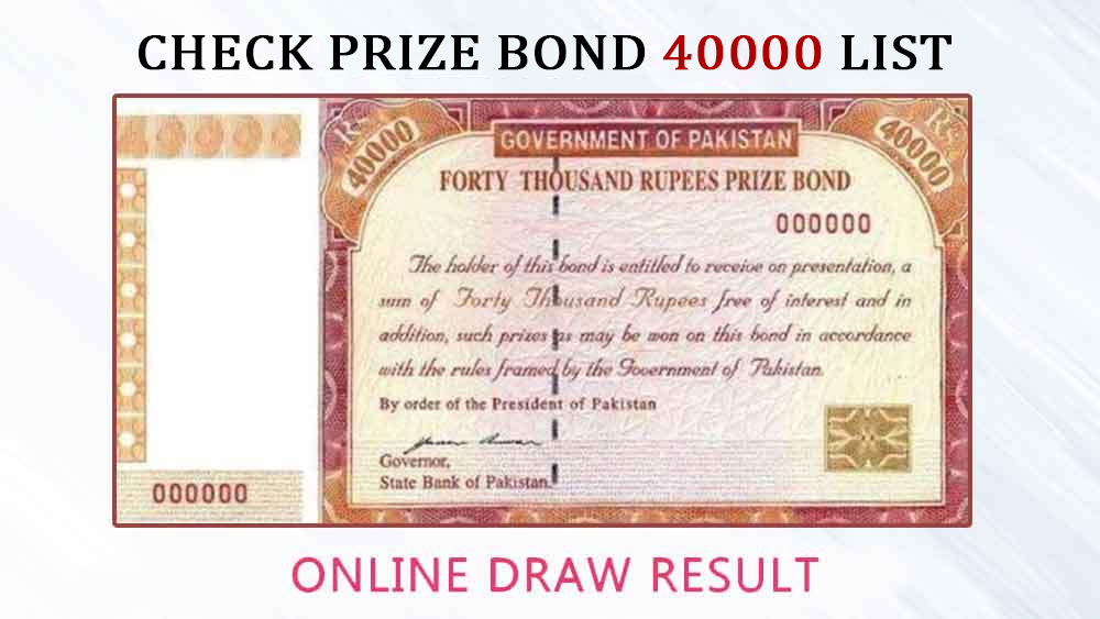 40000 Prize Bond Draw Results Announced in Rawalpindi: Check Here!