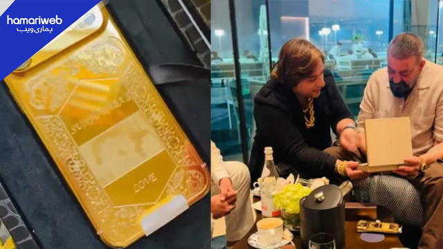 Pakistani TikToker Kashif Zameer Met Sanjay Dutt, Gifts Gold-Plated iPhone & Jewelry