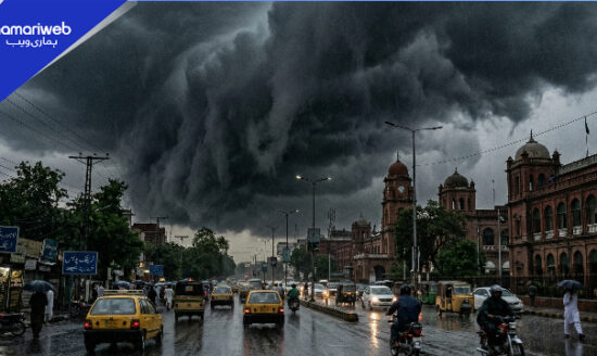 Lahore Weather Turned Dark: Black Clouds and Intense Hail Storm Lash City