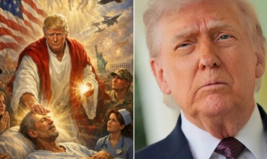 Trump Deletes AI Image Depicting Himself as Jesus After Backlash