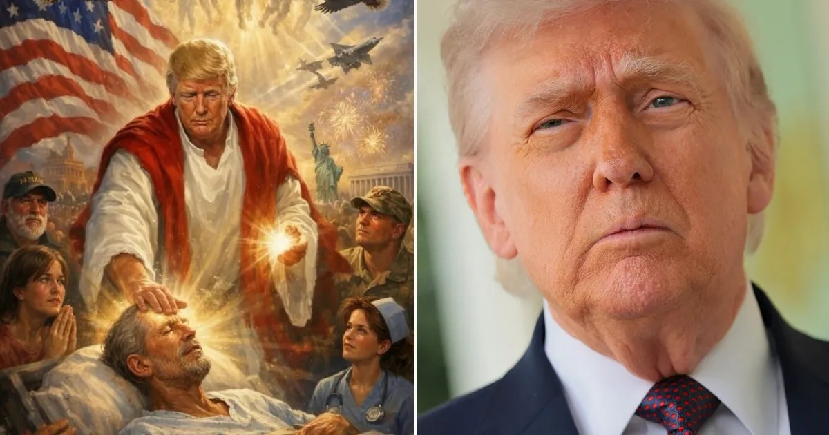 Trump Deletes AI Image Depicting Himself as Jesus After Backlash