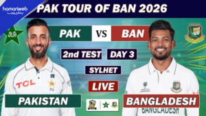 Bangladesh Take Commanding 223-Run Lead Over Pakistan in Sylhet Test