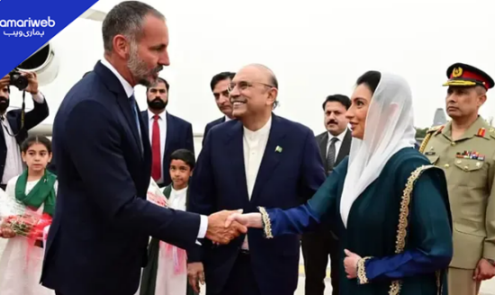 Prince Rahim Aga Khan V Arrives, Received by President Zardari at Nur Khan Airbase