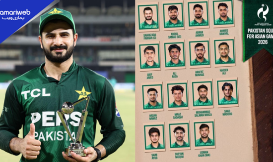 Pakistan’s Asian Games 2026 T20 Squad Revealed, Sahibzada Farhan to Lead