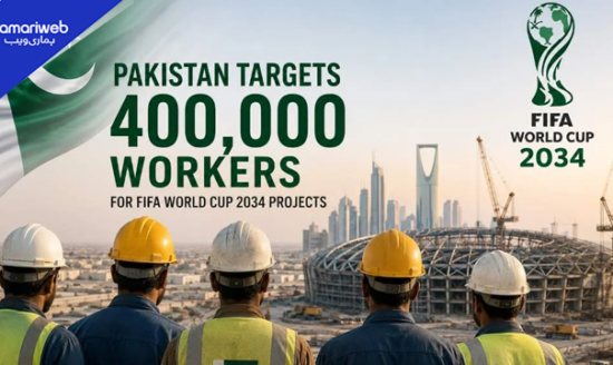 Pakistan to train and deploy 400,000 workers for FIFA World Cup 2034 in Saudi Arabia