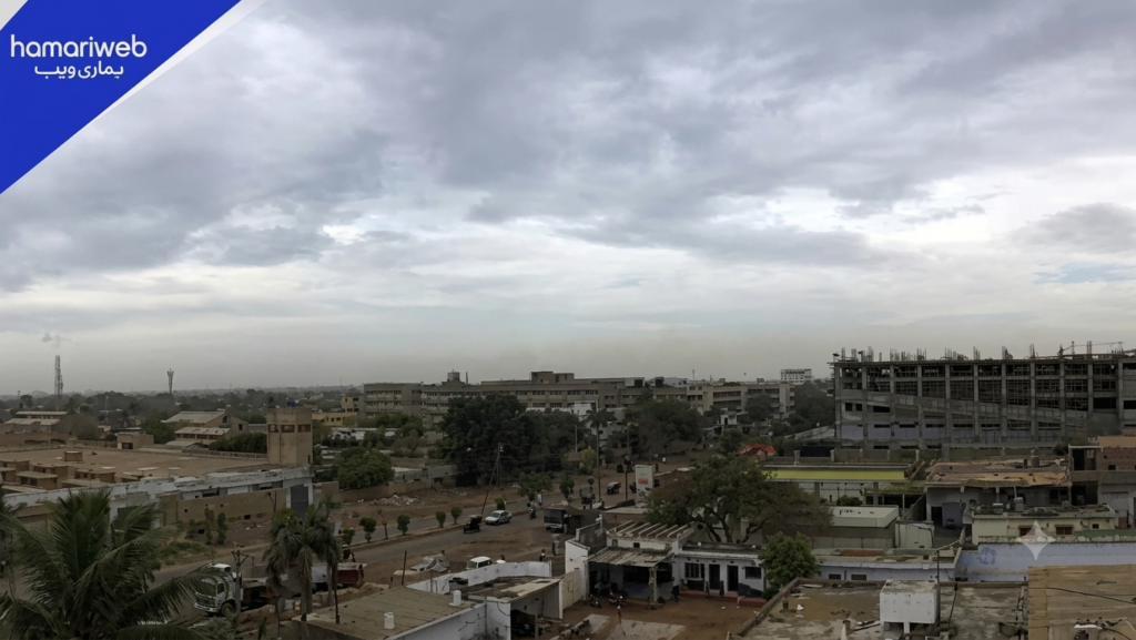 Karachi Weather: Partly Cloudy Skies and Strong Winds Today
