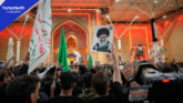 Funeral Prayer for Ayatollah Ali Khamenei Held at Imam Ali Shrine in Najaf, Procession Moves to Karbala
