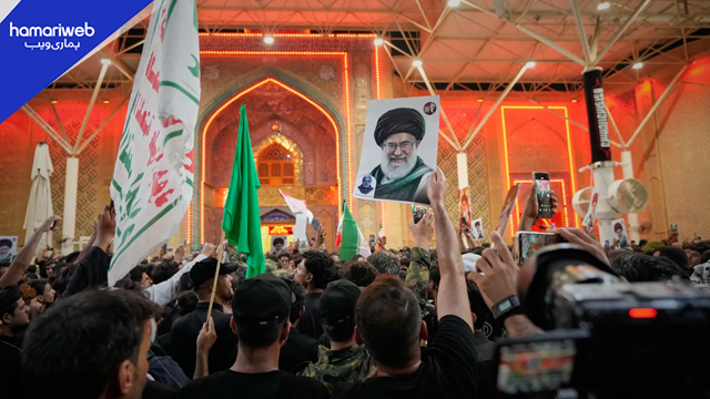 Funeral Prayer for Ayatollah Ali Khamenei Held at Imam Ali Shrine in Najaf, Procession Moves to Karbala