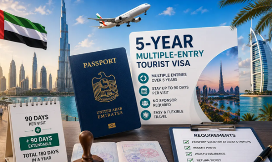 Dubai Eases Rules for 5-Year Multiple-Entry Tourist Visa, Travel to UAE Becomes Easier