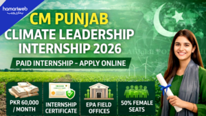 Punjab Climate Leadership Internship 2026: Get Rs60,000 Monthly Stipend – Eligibility & Apply Before July 18