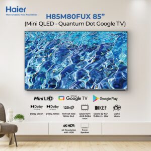 Haier M80 Mini QLED TV Series: A New Era of Immersive Entertainment