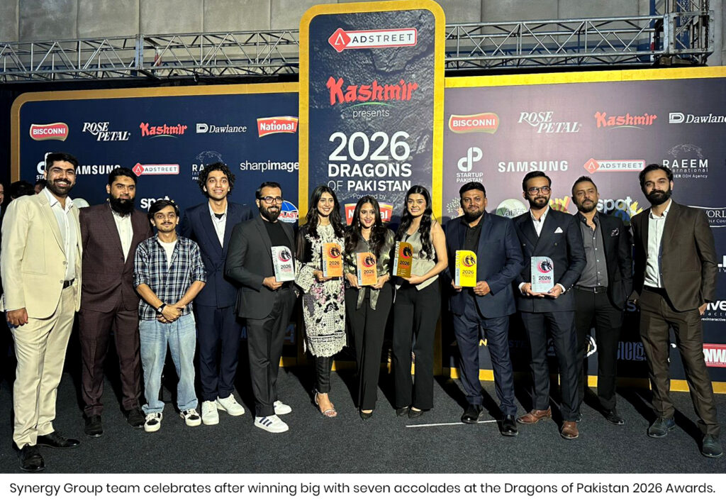 SYNERGY GROUP WINS BIG WITH SEVEN ACCOLADES AT THE DRAGONS OF PAKISTAN 2026 AWARDS
