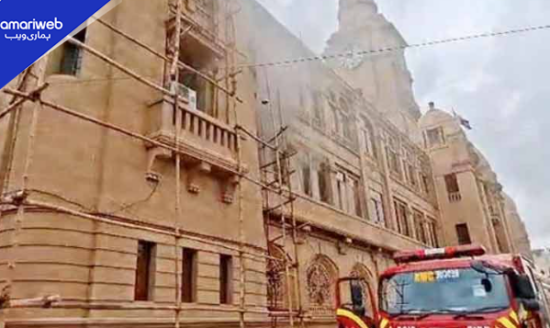Karachi Mayor’s Office Hit by Major Fire at KMC Building