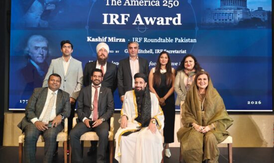 Muhammad Kashif Mirza Receives International Religious Freedom Award in Washington