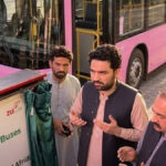 CM Sohail Afridi Launches Pink Bus Service for Women in Peshawar with Lower Fares