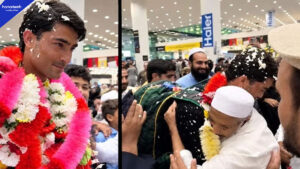 Razaullah Receives Grand Welcome at Islamabad Airport After England Performance