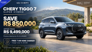Chery Tiggo 7 Returns to Launch Price With Rs 850,000 Saving