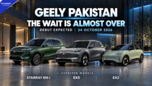 Geely Teases October 24 Pakistan Debut With Two Electric Cars Expected