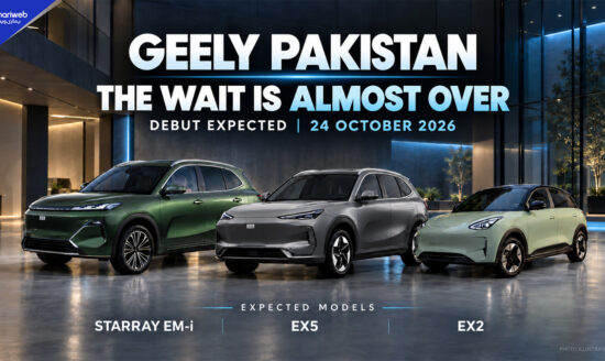 Geely Teases October 24 Pakistan Debut With Two Electric Cars Expected