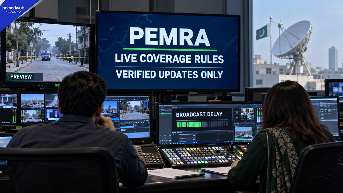 PEMRA Instructs TV Channels to Avoid Live Coverage of Blasts and Attacks