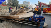 Gulshan-e-Iqbal BRT Structure Collapses Near Baitul Mukarram Mosque, Duty Guard Killed