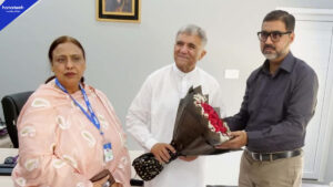 Admiral (R) Muhammad Asif Sandhila Visits Aawaz Institute of Media & Management Sciences