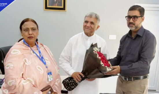 Admiral (R) Muhammad Asif Sandhila Visits Aawaz Institute of Media & Management Sciences
