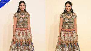 Isha Ambani’s Radha-Krishna Navratri Outfit That Took 2,000 Hours to Create
