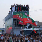 PTI Long March Reaches Karak as Sohail Afridi Leads Convoy