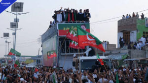 PTI Long March Reaches Karak as Sohail Afridi Leads Convoy